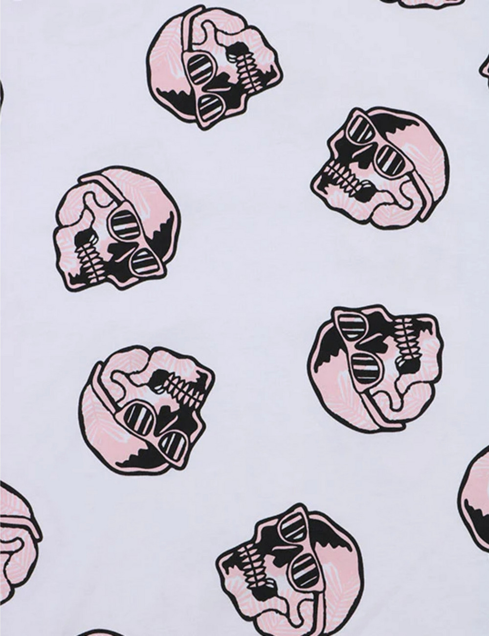 パームオールオーバースカルTシャツ（半袖） / PALMS ALLOVER SKULL TEE SS 詳細画像 ホワイトピンク 6