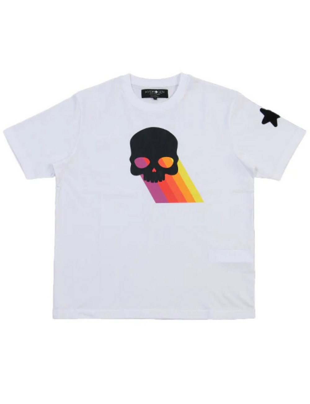 レインボースカルTシャツ(半袖) / RAINBOW SKULL T SHIRT 詳細画像 ホワイト 1