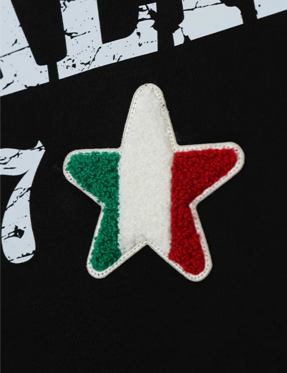 イタリア17スウェットシャツ / ITALIA 17 SWEATSHIRT 詳細画像 ブラック 6