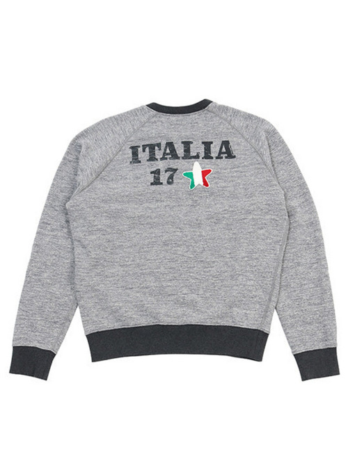 イタリア17 ブラックリブスウェットシャツ / ITALIA 17 BLK LIB SWEATSHIRT 詳細画像
