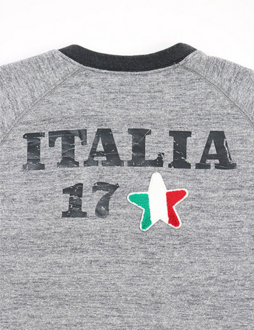 イタリア17 ブラックリブスウェットシャツ / ITALIA 17 BLK LIB SWEATSHIRT 詳細画像