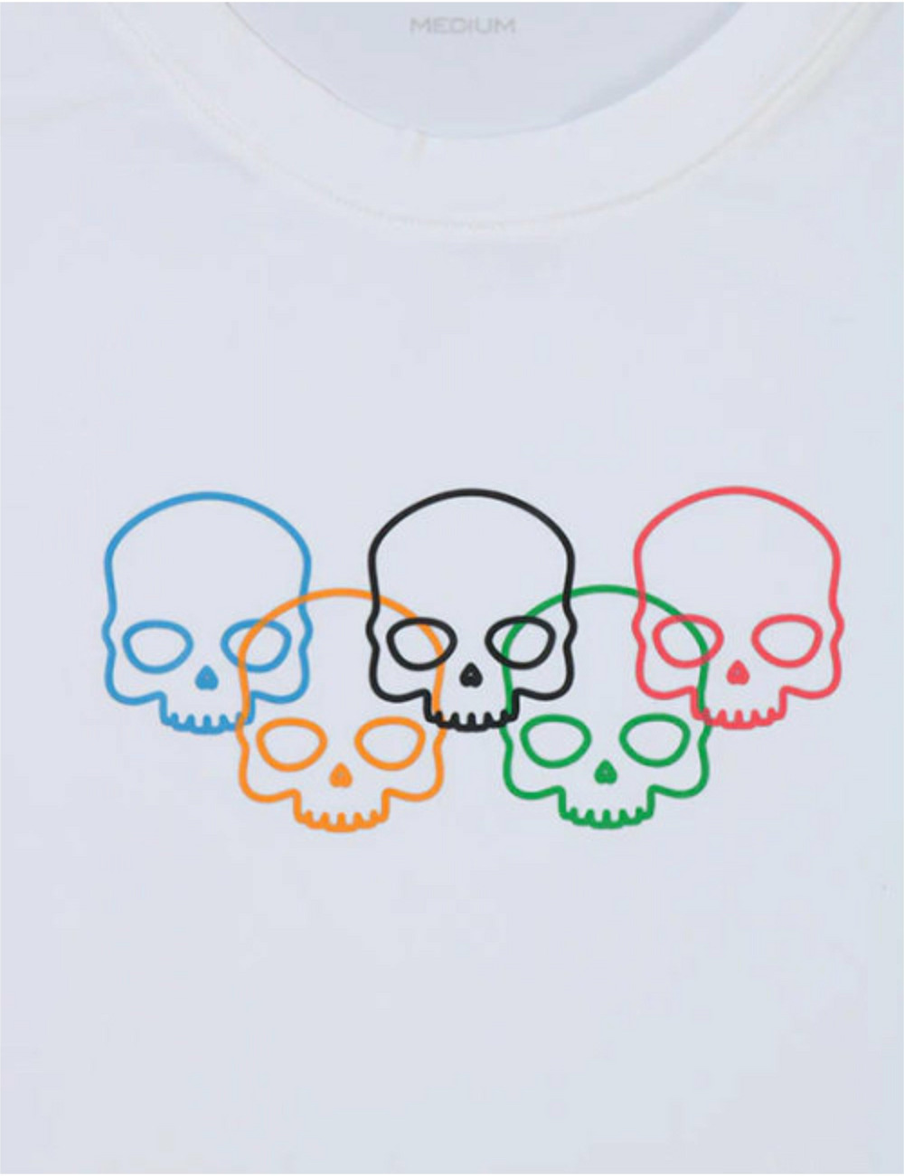 オリンピックスカルテックTシャツ / OLYMPIC SKULLS TECH TEE 詳細画像 ホワイト 4