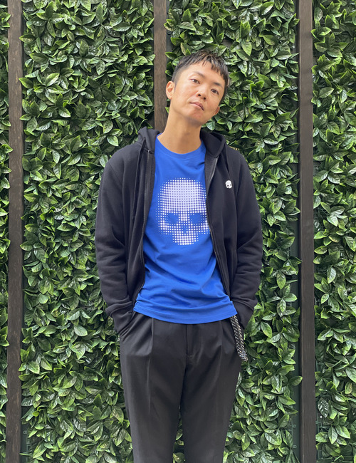 スカルドットTシャツ(長袖)/SKULL DOTS TEE LS 詳細画像