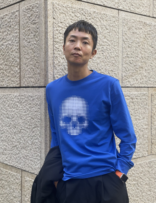 スカルドットTシャツ(長袖)/SKULL DOTS TEE LS 詳細画像