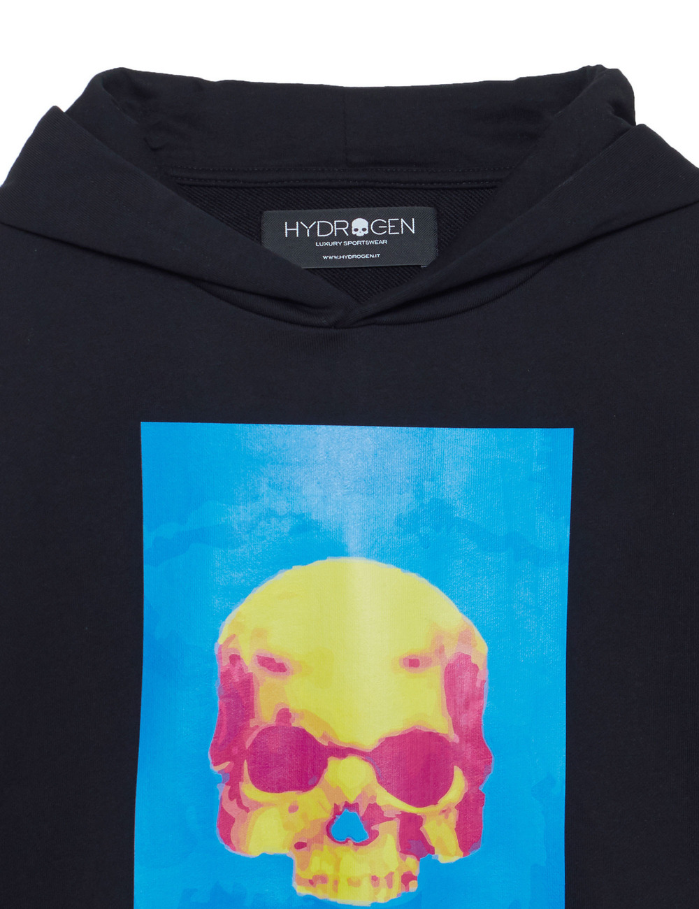 カラーポップフーディ/COLOR POP HOODIE 詳細画像 ブラックブルー 3