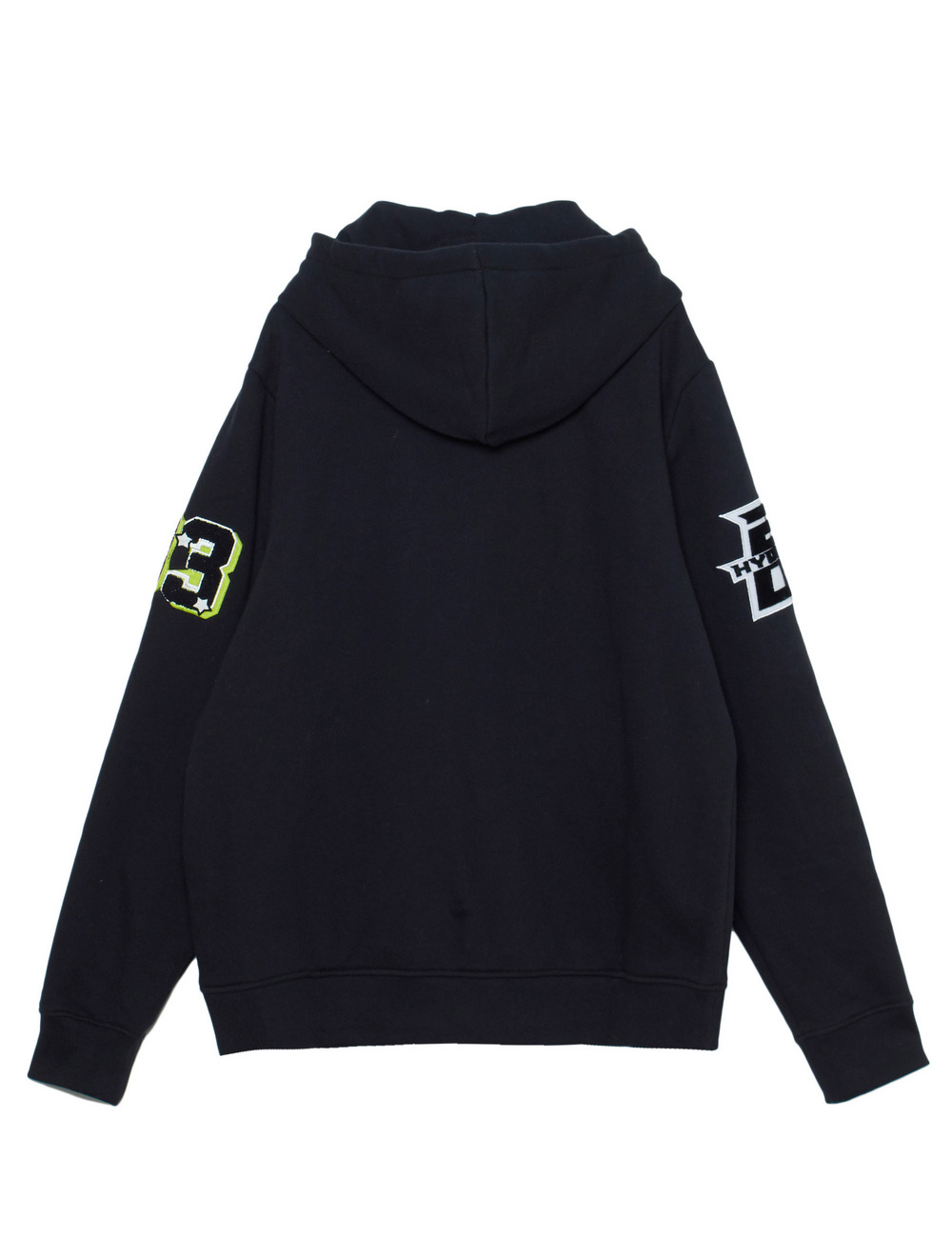 カレッジフルジップフーディ/COLLEGE FZ HOODIE  詳細画像 ブラック 2