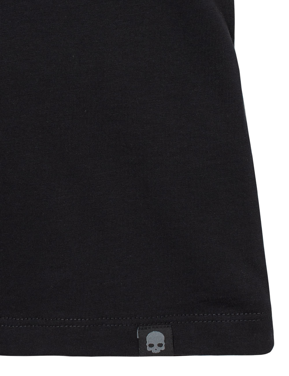 プリント刺繍スカルTシャツ(半袖) / ENBROIDERED SKULL TEE  詳細画像 ブラック 6