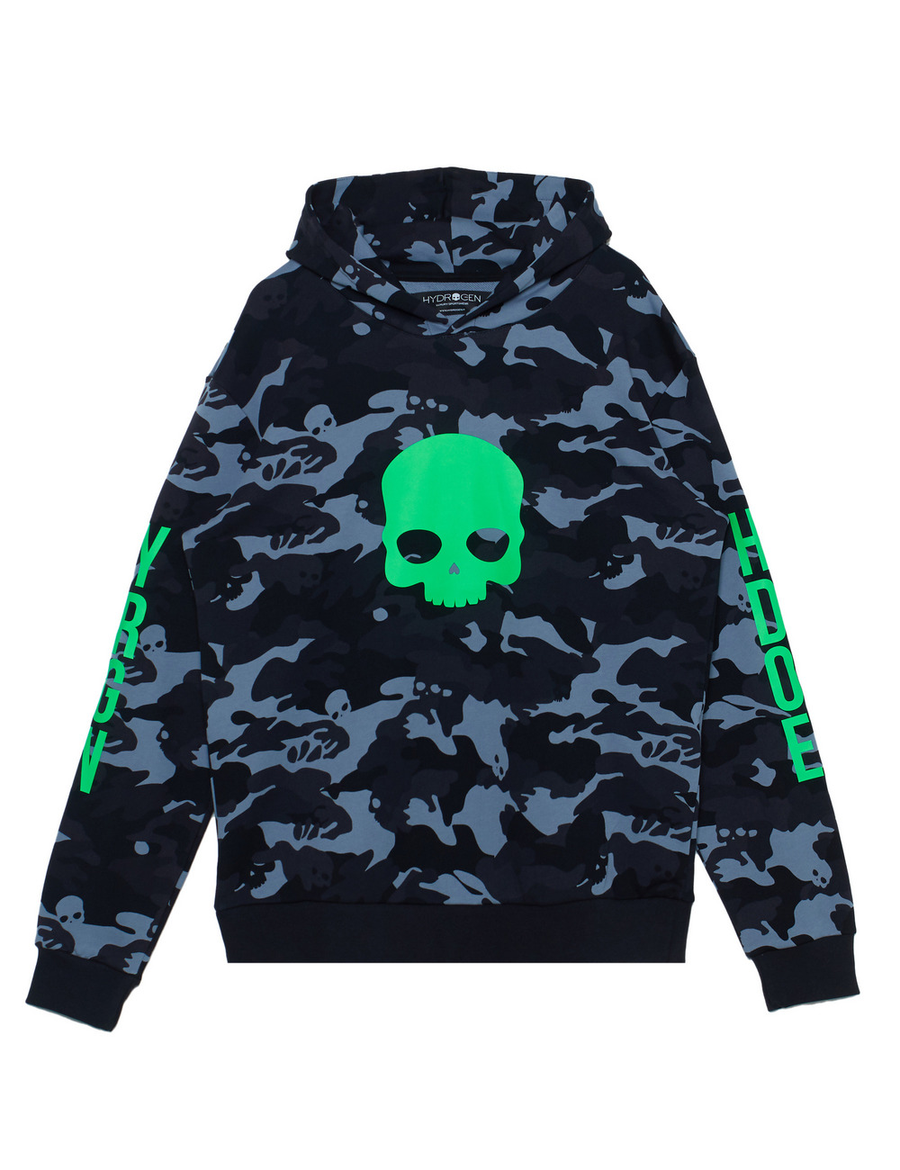 カモフラージュスカルフーディ/CAMO SKULL HOODIE 詳細画像 グリーンブラック 1