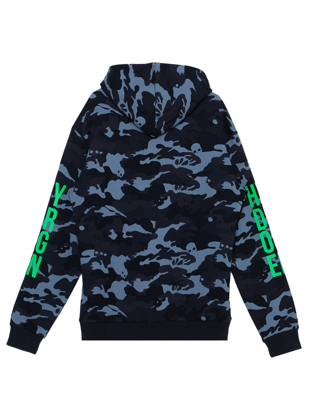 カモフラージュスカルフーディ/CAMO SKULL HOODIE 詳細画像 グリーンブラック 2