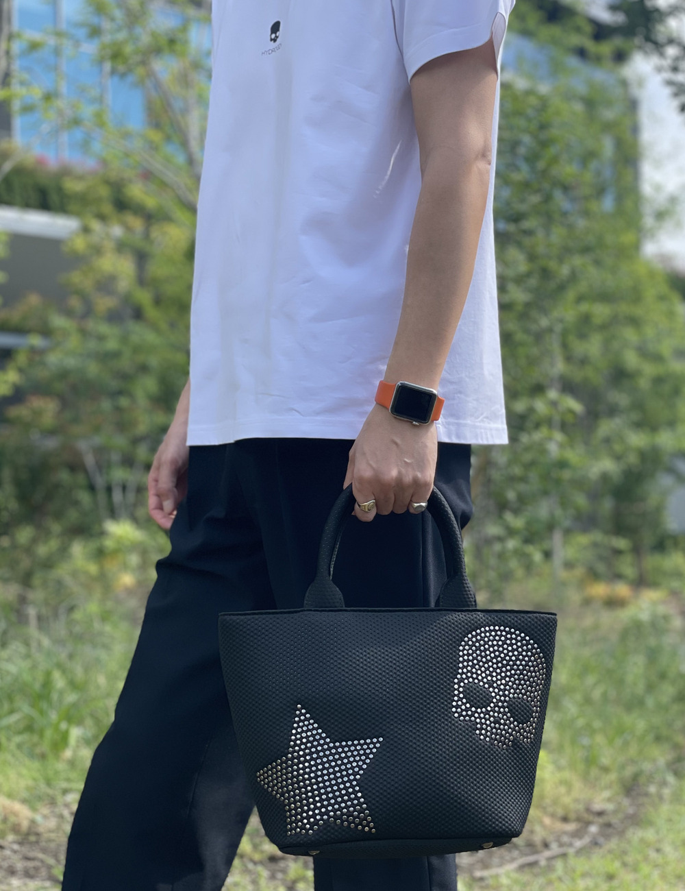 【オンライン限定】サイバースタッズミニトート/【ONLINE LIMITED】CYBER STUDS MINI TOTE 詳細画像 ブラック 12