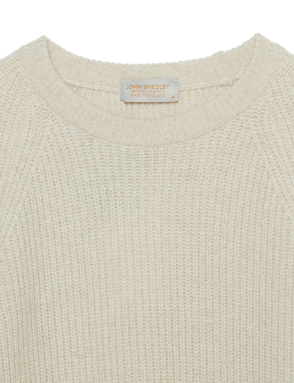 【MEN】JOHN SMEDLEY リブクルーネックニットプルオーバー 詳細画像 オフホワイト 3