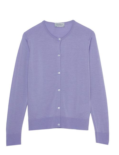 【WOMEN】JOHN SMEDLEY クルーネックカーディガン 