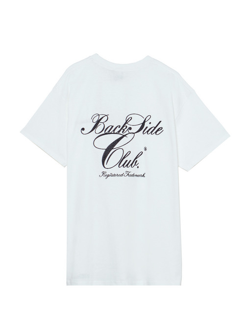 【MEN】BACKSIDE CLUB ロゴ刺繍Tシャツ 詳細画像