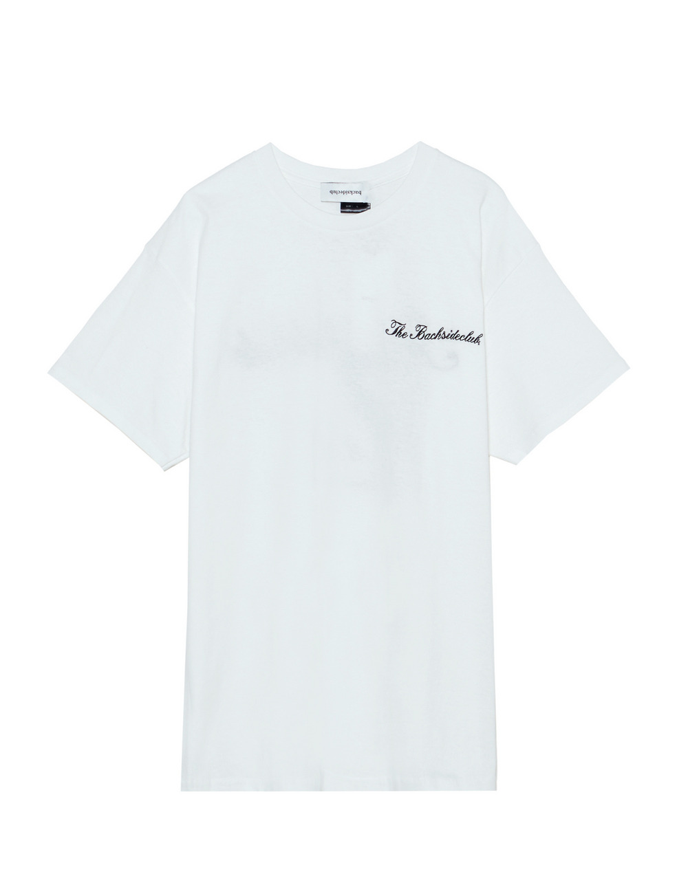 【MEN】BACKSIDE CLUB ロゴ刺繍Tシャツ 詳細画像 ホワイト 1