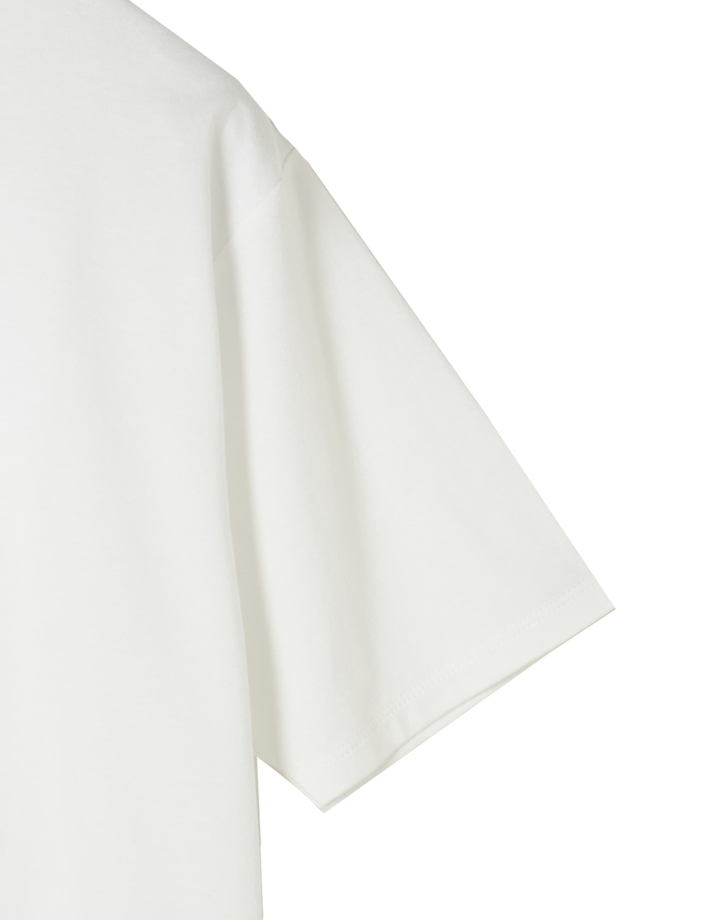 【WOMEN】コットンクルーネックTシャツ（BAILA 6月号掲載） 詳細画像 ホワイト 4